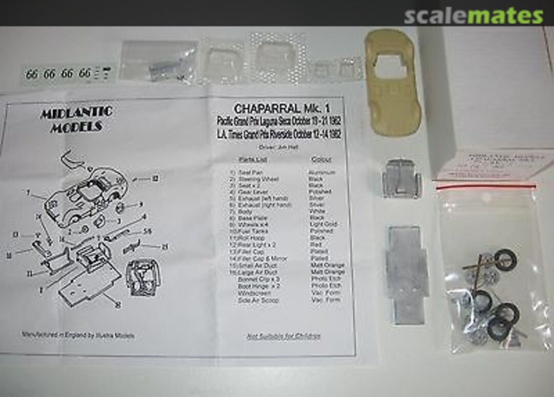 Boxart Chaparral-Chevrolet Mk I 20 Midlantic Boxart Chaparral-Chevrolet Mk I 20 Midlantic