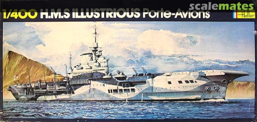 Boxart H.M.S. Illustrious 1052 Heller