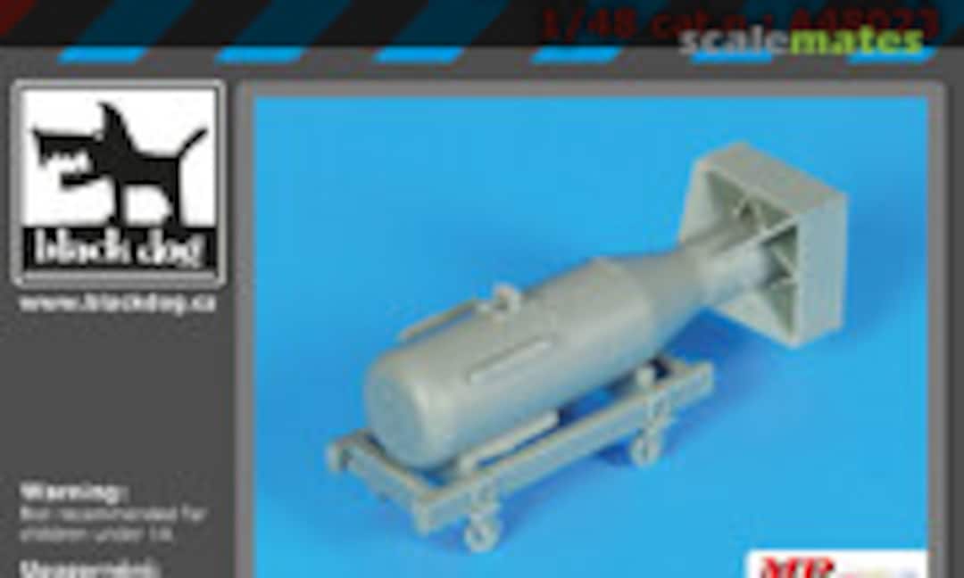 1:48 Atom bomb Little Boy (Black Dog A48023) A48023