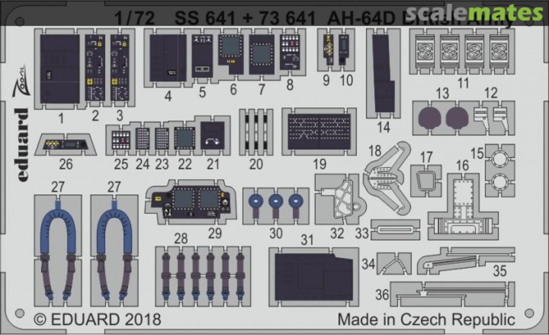 Boxart Boeing AH-64D British Army SS641 Eduard Boxart Boeing AH-64D British Army SS641 Eduard