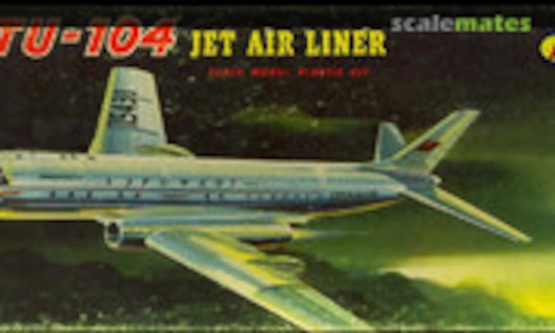 1:130 Tu-104 Jet Airliner (Aurora 127-98)