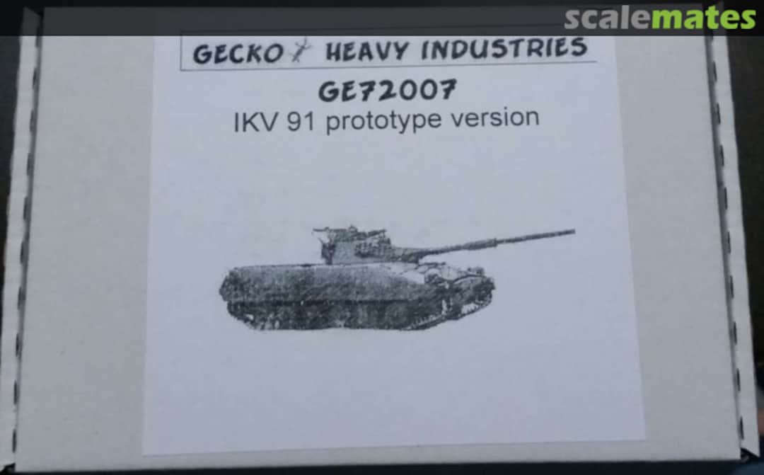 Boxart IKV 91 Prototype version GEC72007 Gecko Heavy Industries Boxart IKV 91 Prototype version GEC72007 Gecko Heavy Industries