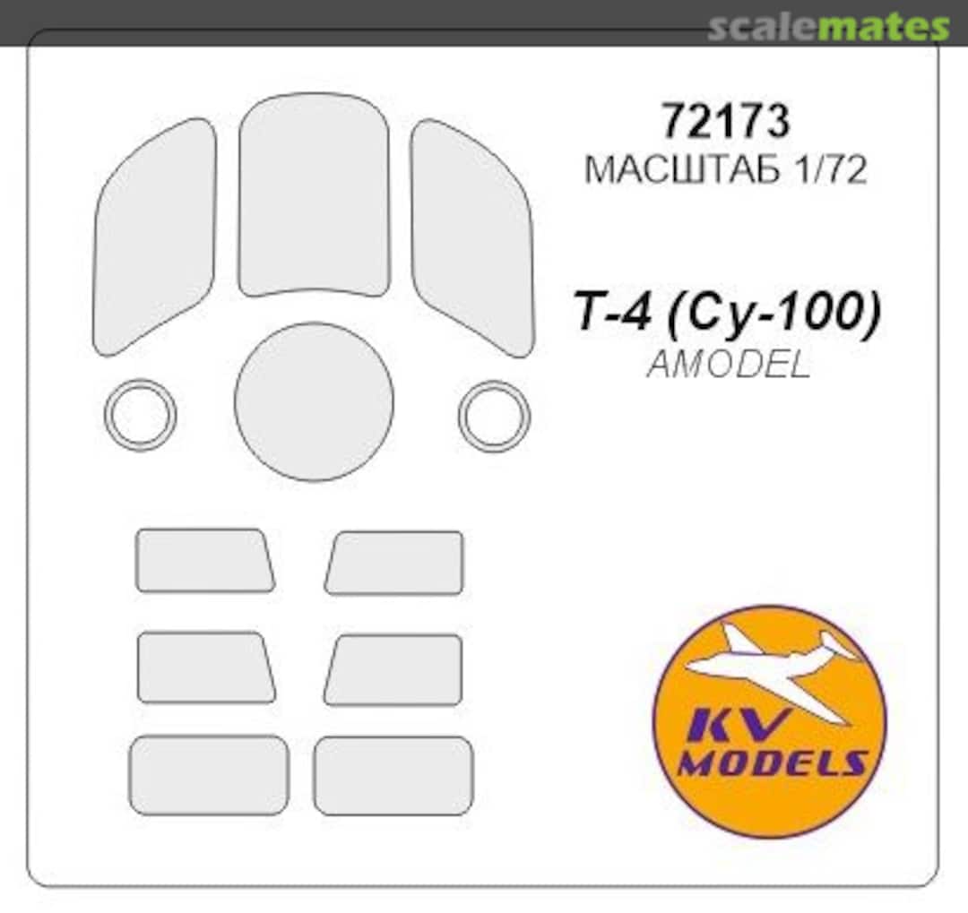 Boxart Sukhoi Т-4 (SU-100) 72173 KV Models Boxart Sukhoi Т-4 (SU-100) 72173 KV Models