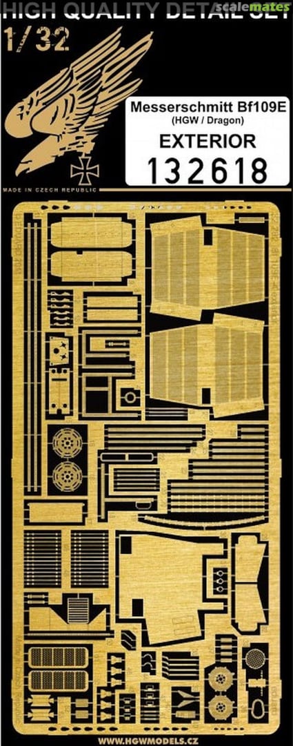 Boxart Messerschmitt Bf 109E - Exterior 132618 HGW Models Boxart Messerschmitt Bf 109E - Exterior 132618 HGW Models