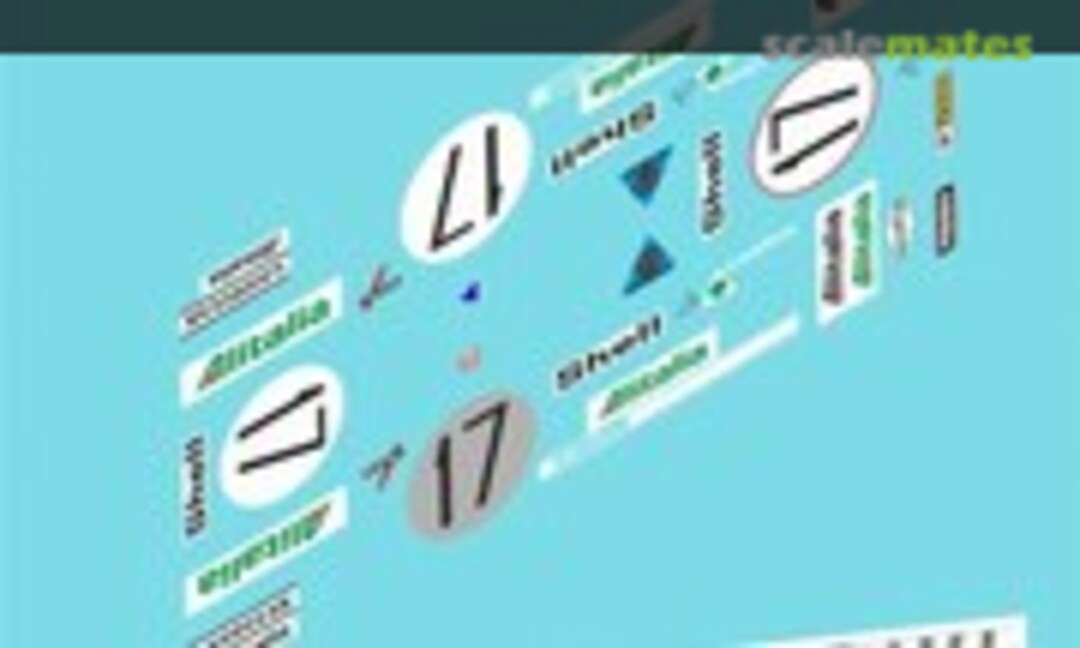 1:24 Alfa Romeo T33/TT/3 "Alitalia" (Atalaya Slot Decals ADLM101) ADLM101