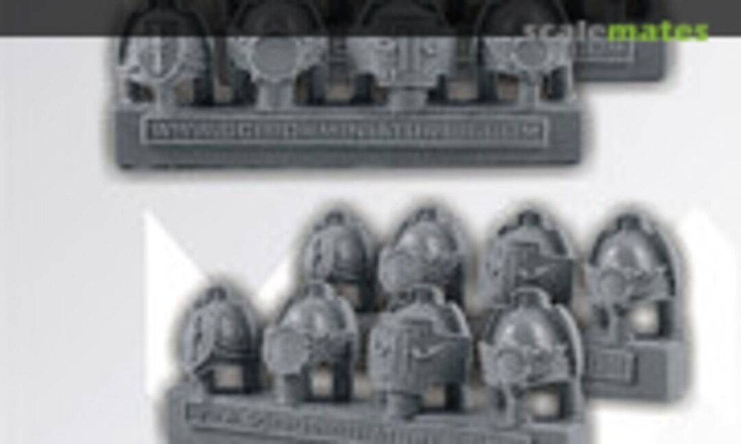 No SF Shoulder Pads #2 (8 pcs) (Scibor Monsterous Miniatures CPSH0073) CPSH0073