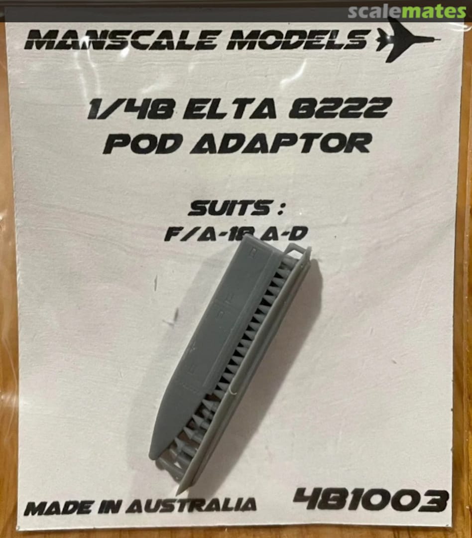 Boxart ELTA 8222 Pod Adaptor 481003 Manscale Models