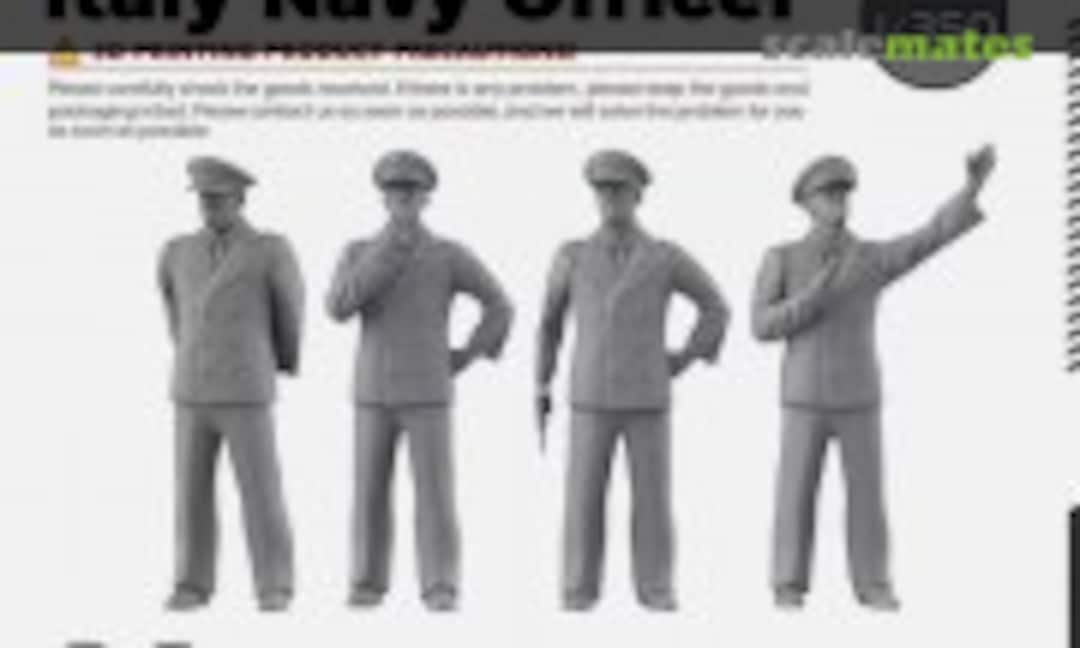 1:350 Italy Navy Officers (Yao's Studio/ 老姚手工坊 SSCR350008) SSCR350008