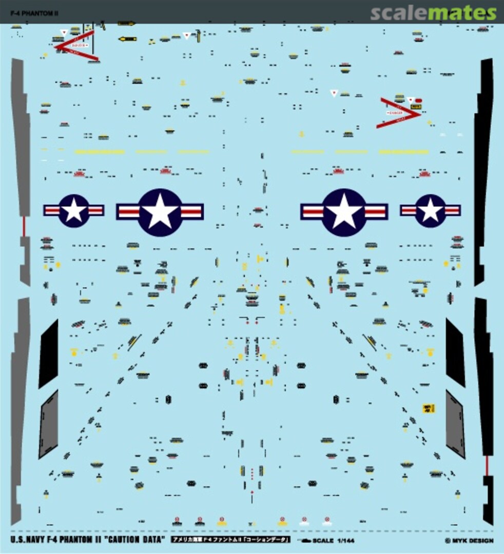 Boxart U.S.Navy F-4J Phantom II "Caution Data" Ver.2.0 06906 MYK Design Boxart U.S.Navy F-4J Phantom II "Caution Data" Ver.2.0 06906 MYK Design