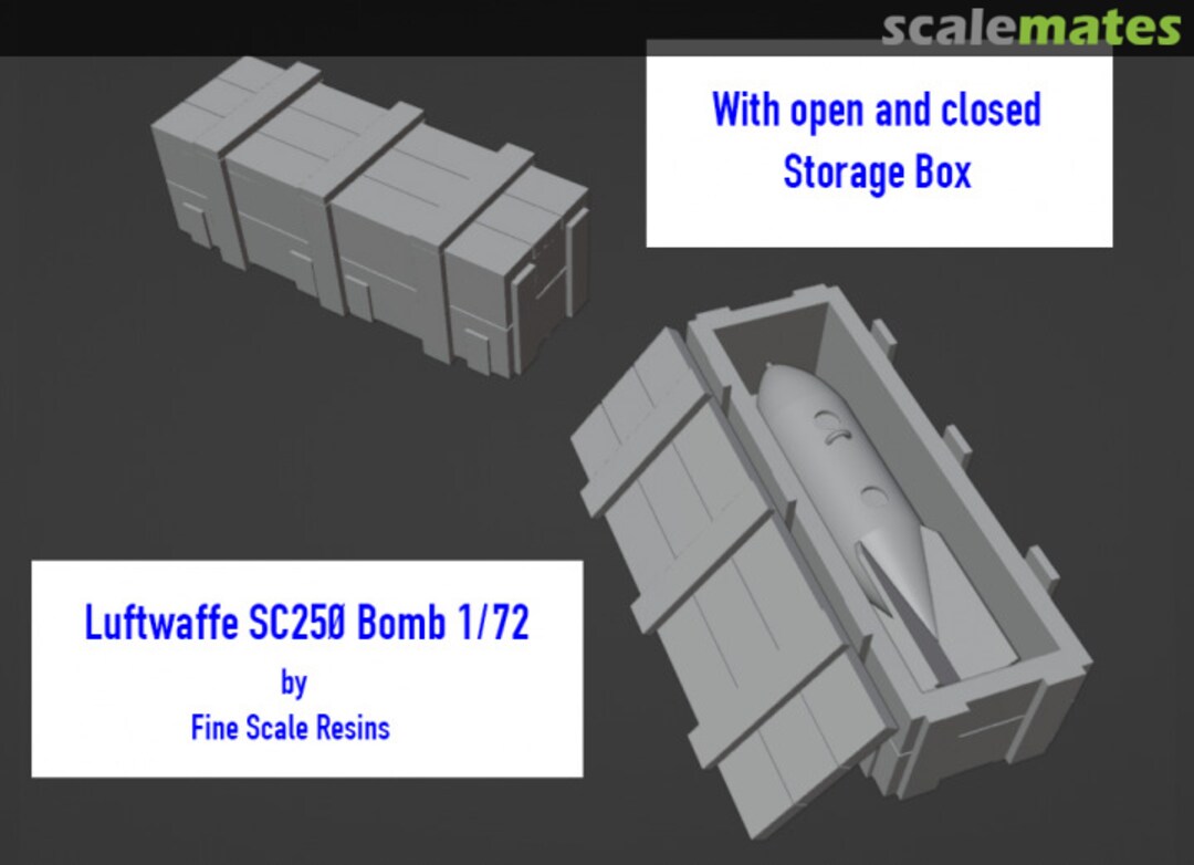 Boxart Luftwaffe SC250 Bomb Fine Scale Resins Boxart Luftwaffe SC250 Bomb Fine Scale Resins