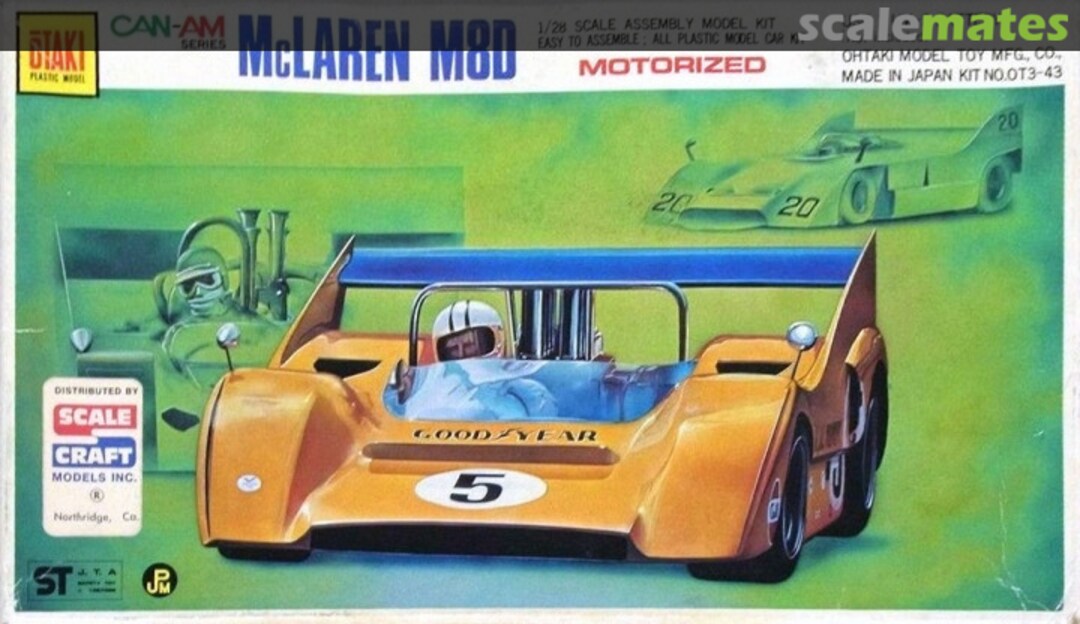 Boxart McLaren M8D OT3-43 Otaki/Scale Craft Boxart McLaren M8D OT3-43 Otaki/Scale Craft