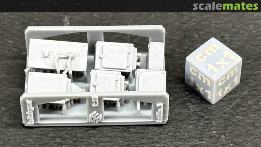 Boxart Electrical distribution board type S - small set 3 (6 pieces) 35080321 EMP3d