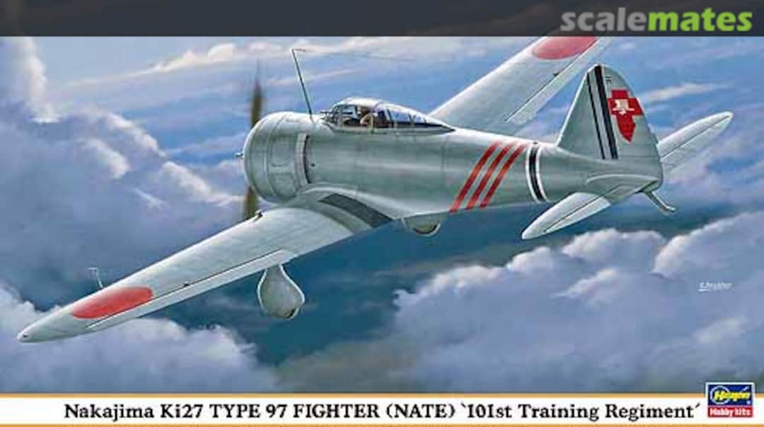 Boxart Nakajima Ki27 Type 97 Fighter (Nate) `101st Training Regiment´ 09822 Hasegawa Boxart Nakajima Ki27 Type 97 Fighter (Nate) `101st Training Regiment´ 09822 Hasegawa