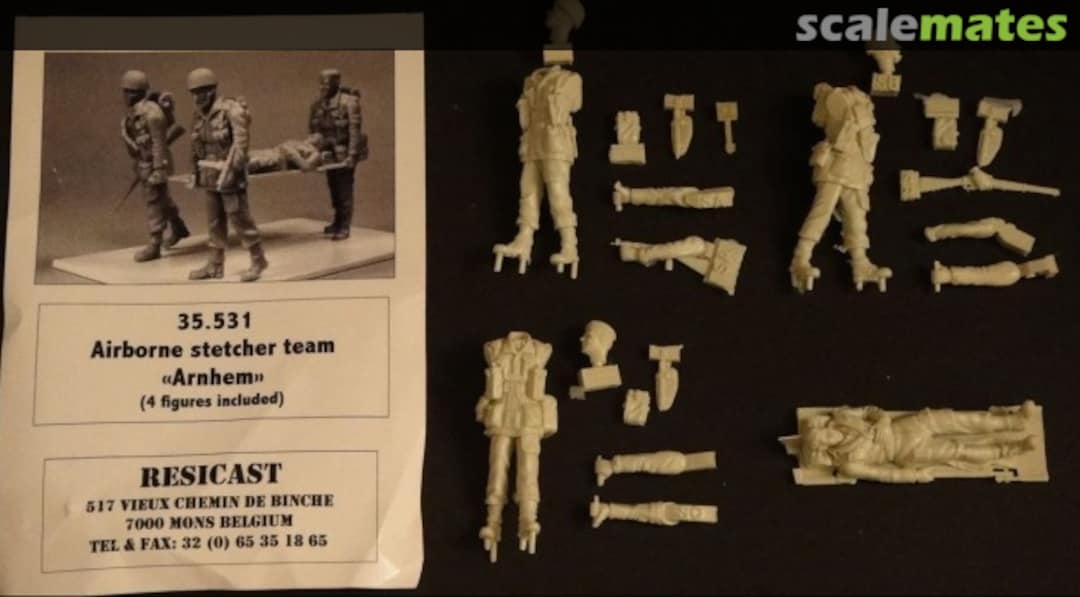 Boxart Paratroop Stretcher Team 35.531 Resicast Boxart Paratroop Stretcher Team 35.531 Resicast
