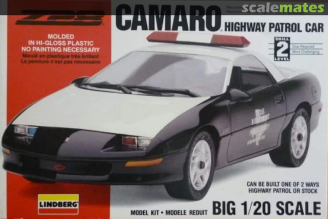Boxart Camaro Highway Patrol Car 72577 Lindberg Boxart Camaro Highway Patrol Car 72577 Lindberg