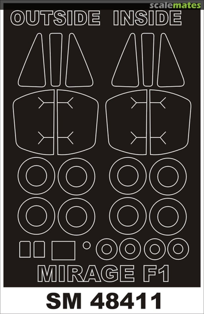 Boxart Dassault Mirage F1 CT/CR SM48411 Montex Boxart Dassault Mirage F1 CT/CR SM48411 Montex