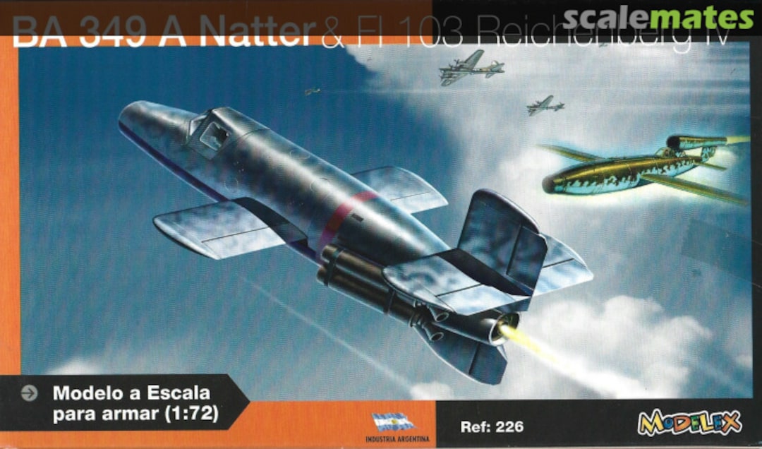 Boxart BA 349 A Natter & FI 103 Reichenberg IV 226 Modelex Boxart BA 349 A Natter & FI 103 Reichenberg IV 226 Modelex