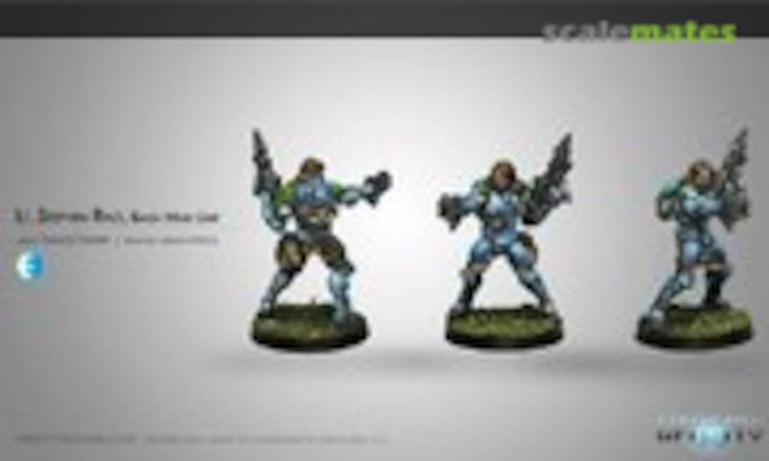 28mm LIEUTENANT STEPHEN RAO, BAGH-MARI UNIT (FUSIL COMBI) (Corvus Belli 280268-0439) 280268-0439