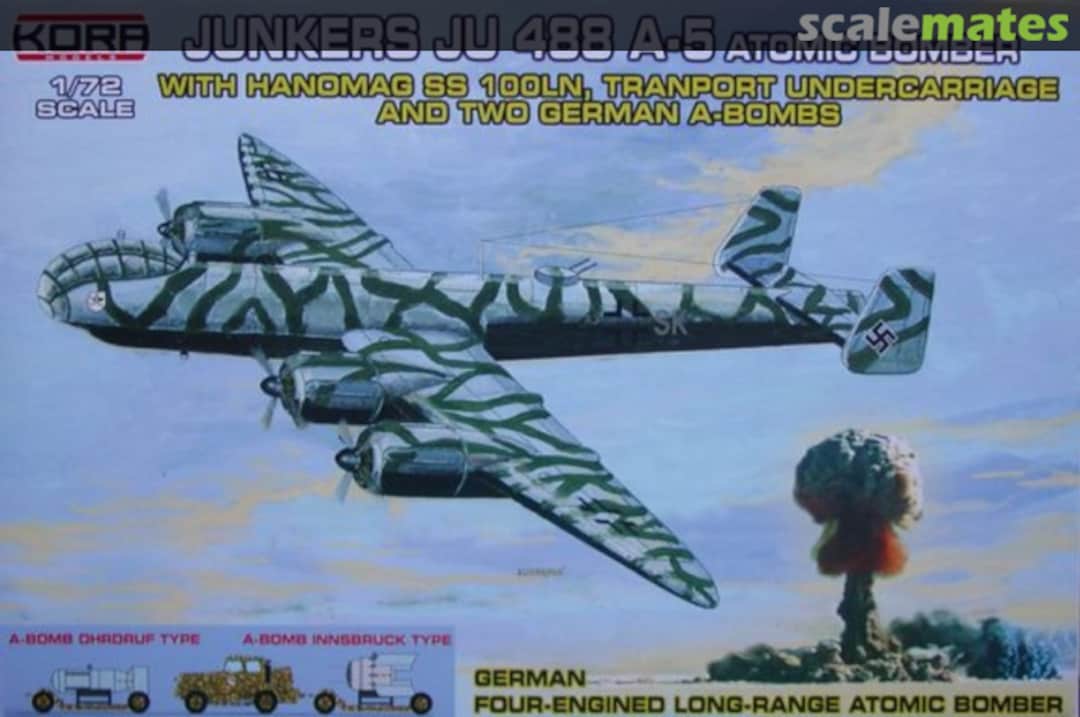 Boxart Junkers Ju 488 A-5 Atomic Bomber 72230 Kora Models