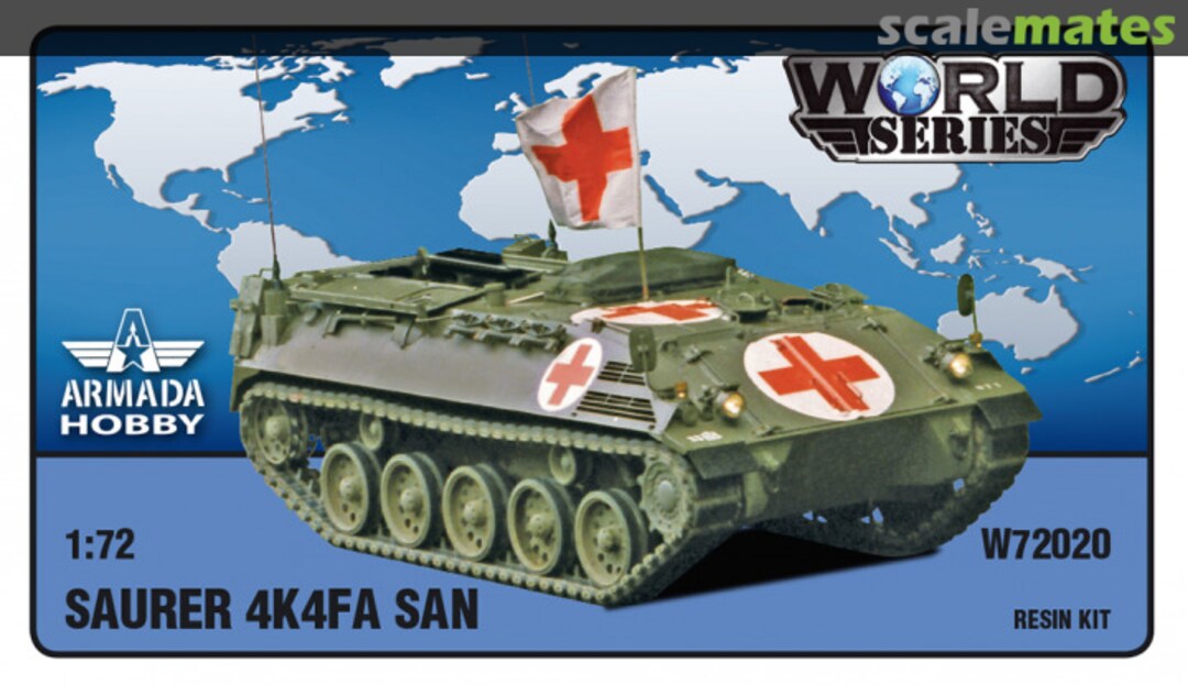 Boxart Saurer 4K4FA SAN W72020 Armada Hobby