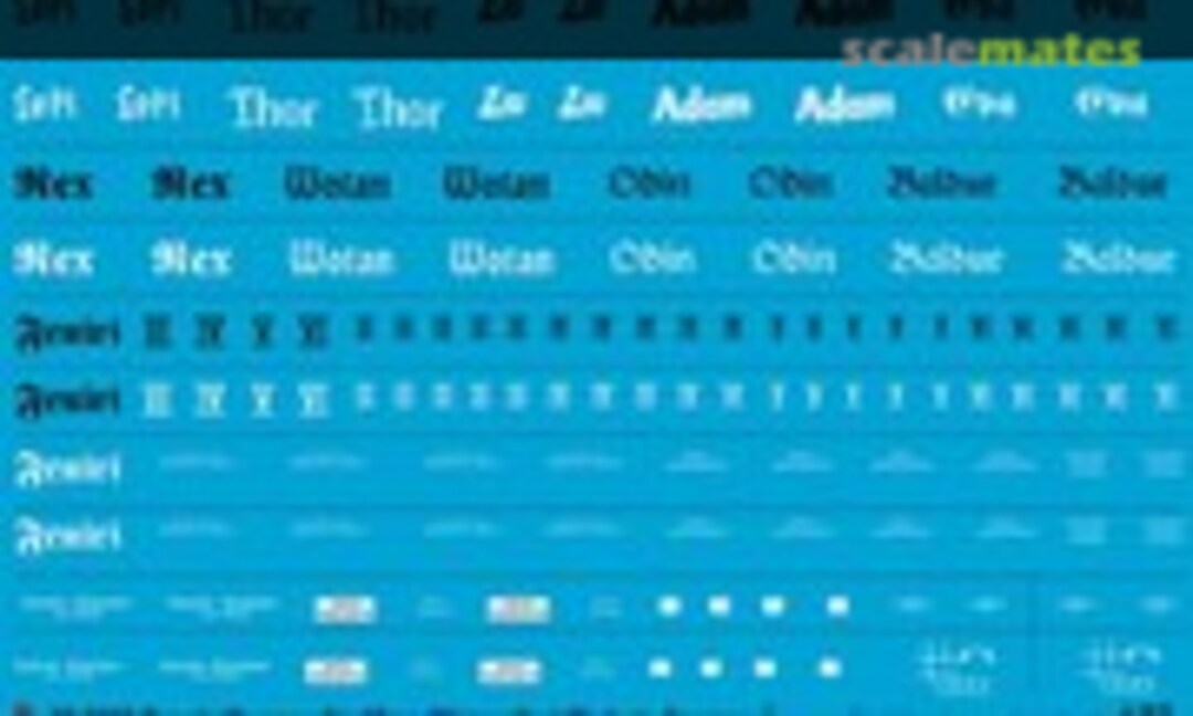 1:87 Beschriftungen für 60cm Mörser Karl (Peddinghaus-Decals 87 2208) 87 2208