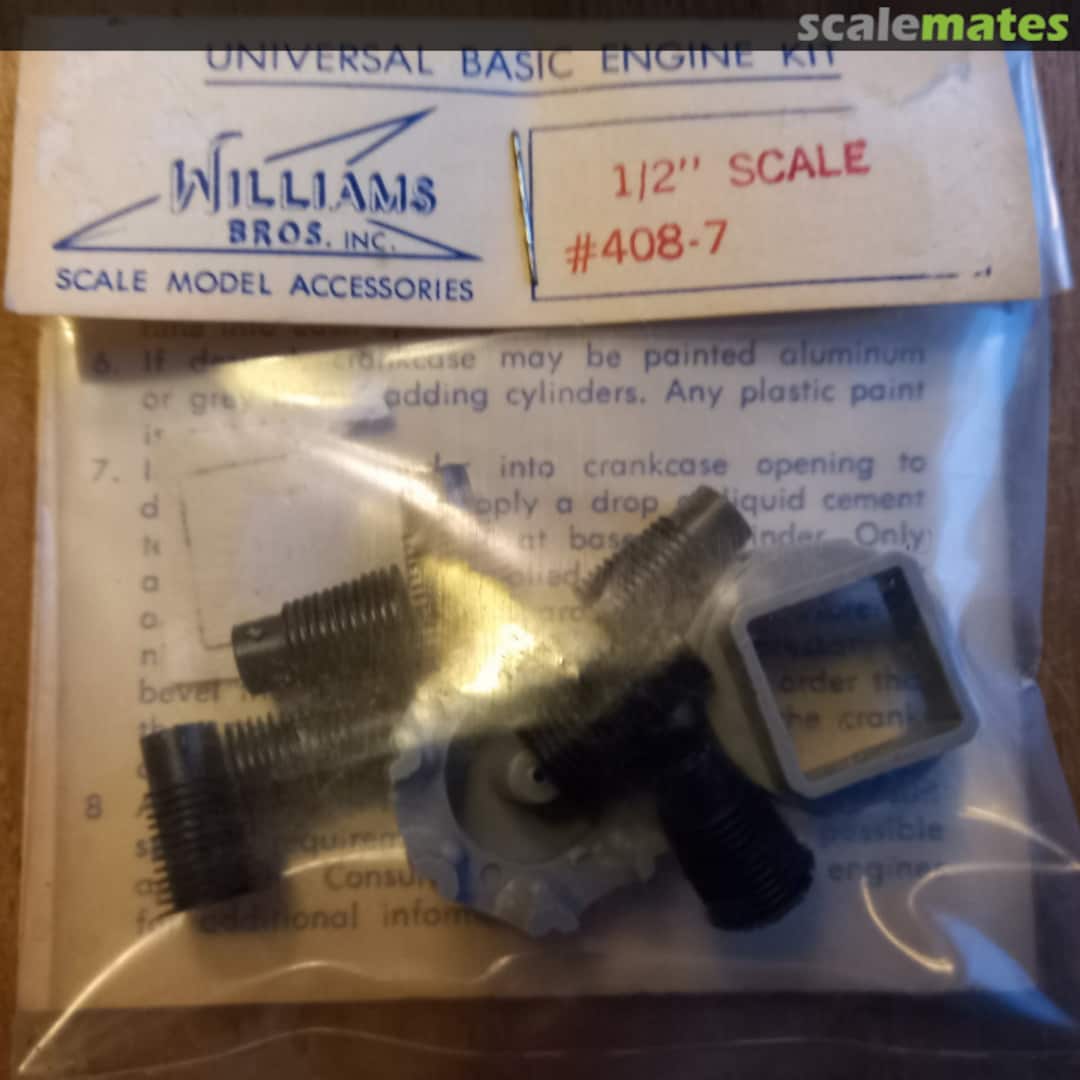 Boxart Universal Basic Engine Kit 408-7 Williams Brothers Boxart Universal Basic Engine Kit 408-7 Williams Brothers