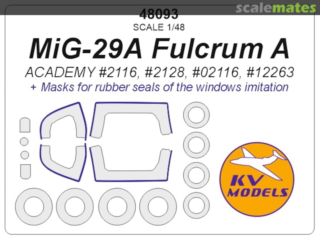 Boxart MiG-29A Fulcrum A 48093 KV Models