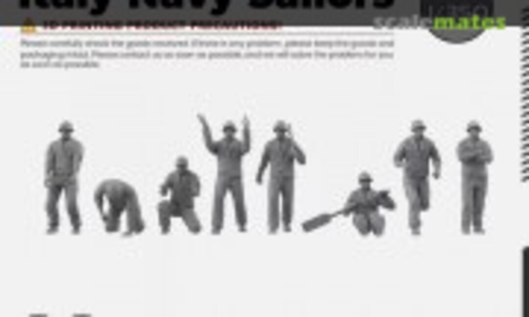 1:350 Italy Navy Sailors (Yao's Studio/ 老姚手工坊 SSCR350009) SSCR350009