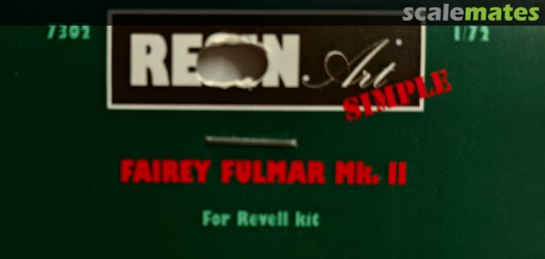 Boxart Fairey Fulmar Mk.II 7302 Resin Art Boxart Fairey Fulmar Mk.II 7302 Resin Art