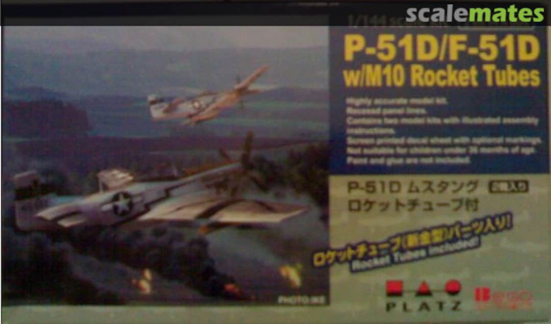 Boxart P-51D/F-51D w/M10 Rocket Tubes PD-12 Platz Boxart P-51D/F-51D w/M10 Rocket Tubes PD-12 Platz