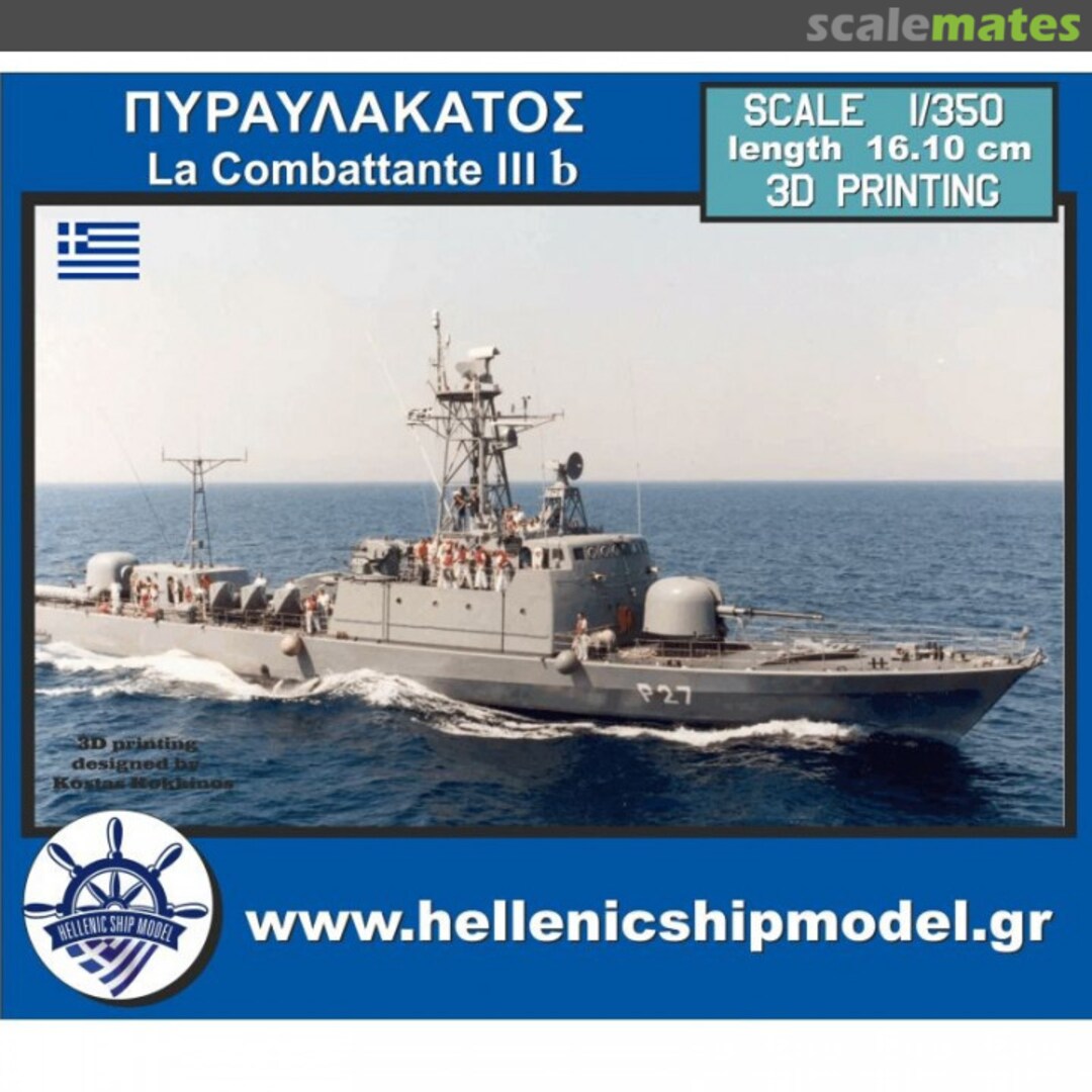 Boxart La Combattante IIIb Class Fast Attack Craft 3PK35002 Hellenic Ship Model