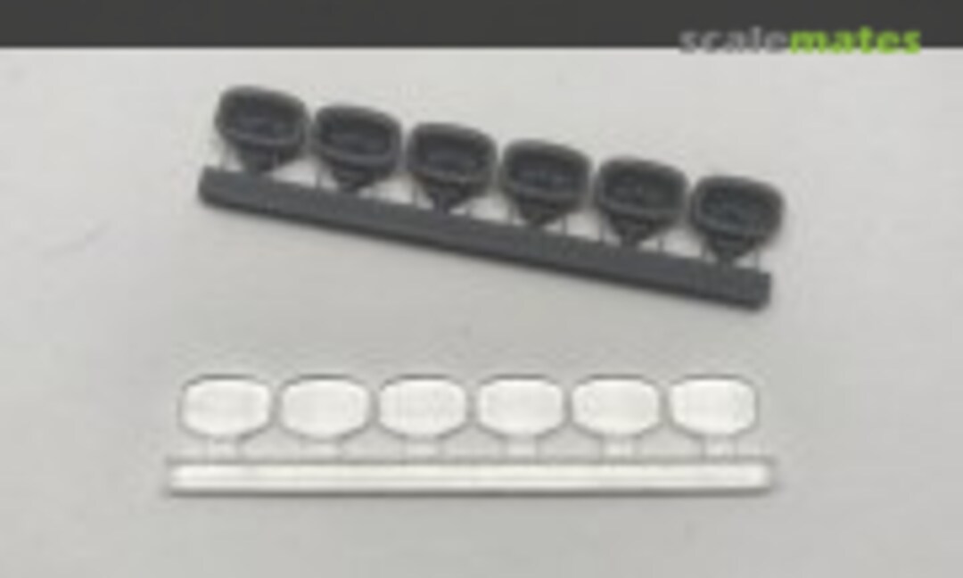 1:24 Hella Jumbo 420 FF Extralights Oval 6-pack (Nordic Truck Details NTD 037) NTD 037