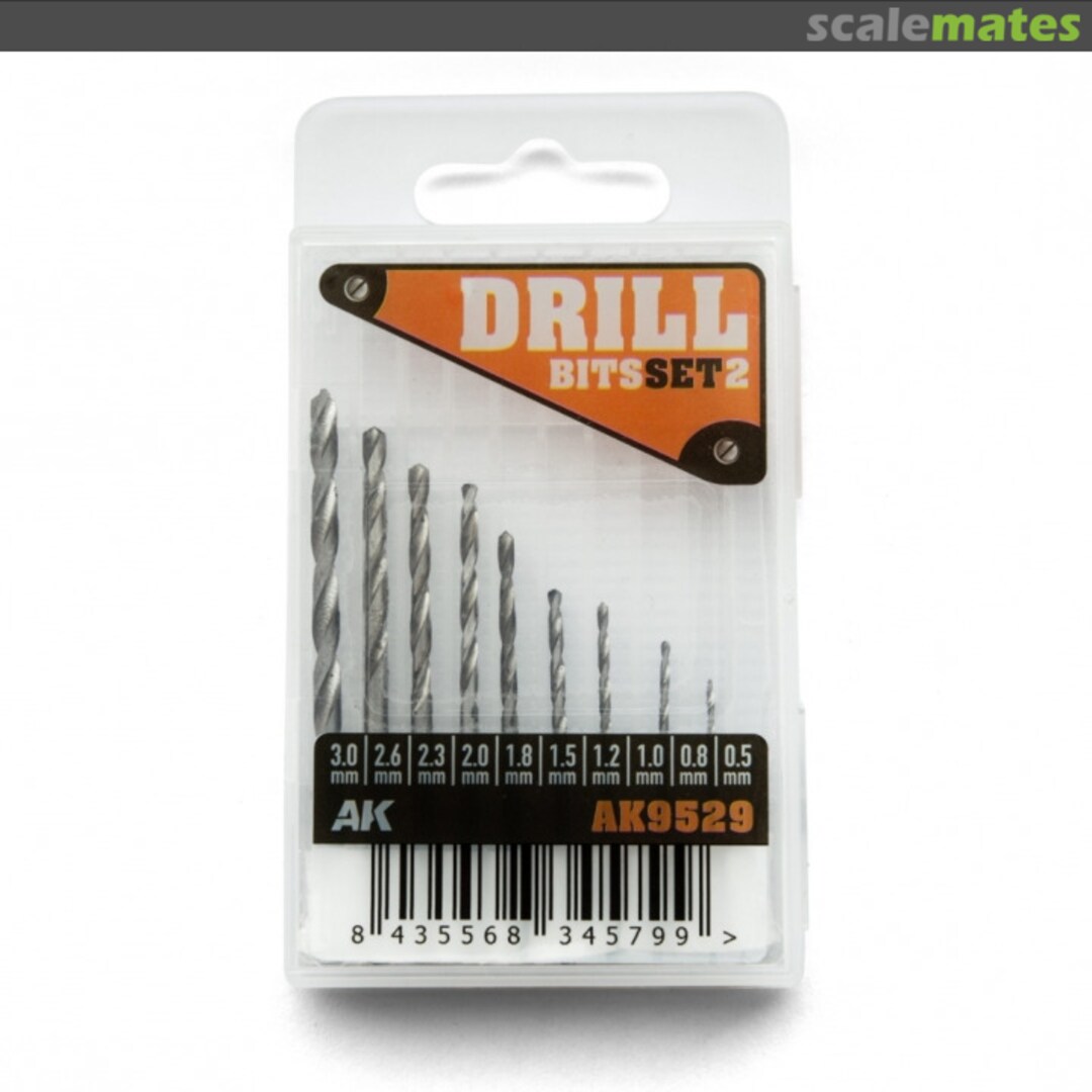 Boxart Drill bits set 2 AK9529 AK Interactive Boxart Drill bits set 2 AK9529 AK Interactive