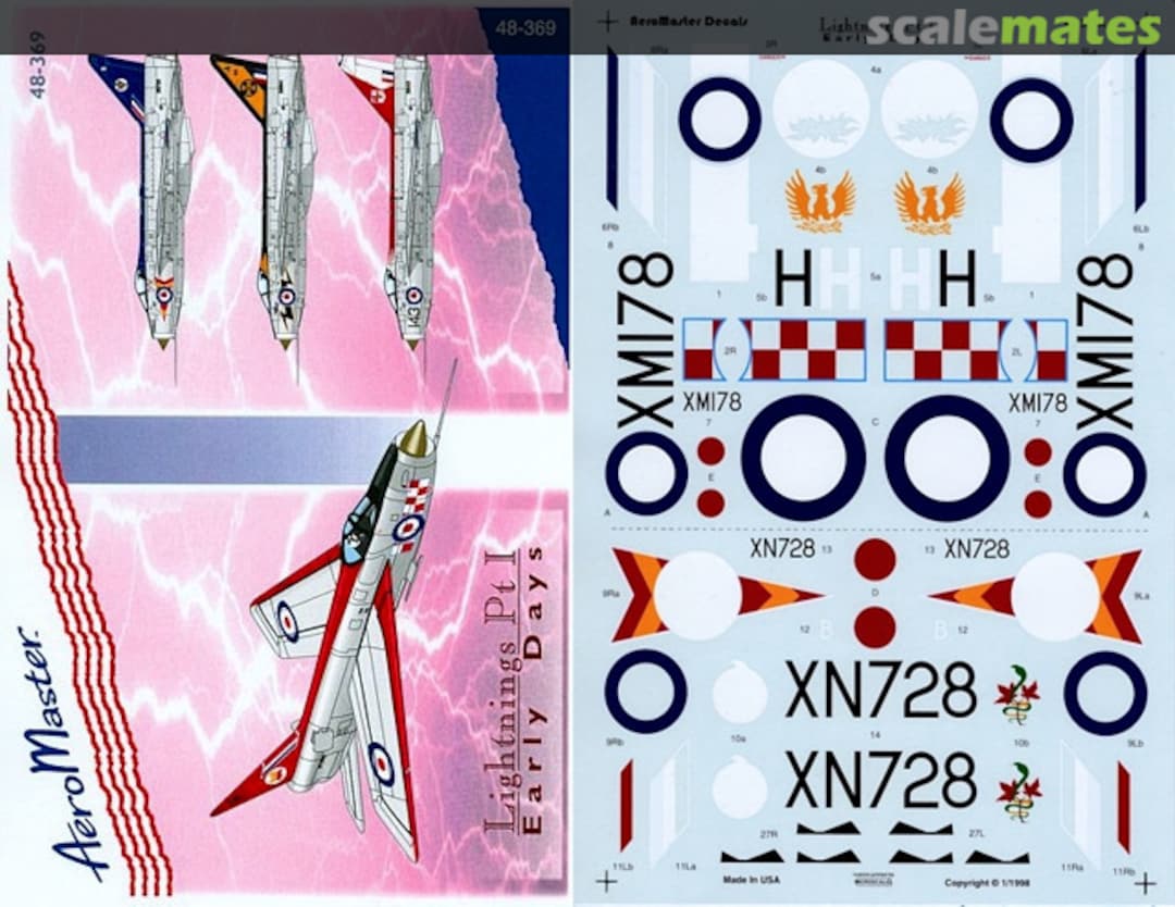Boxart Lightnings Pt. I Early Days 48-369 AeroMaster Boxart Lightnings Pt. I Early Days 48-369 AeroMaster