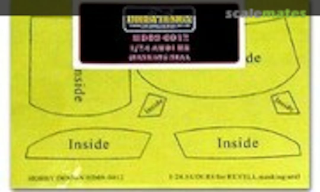 1:24 Audi R8 masking seal (Hobby Design HD09-0012) HD09-0012