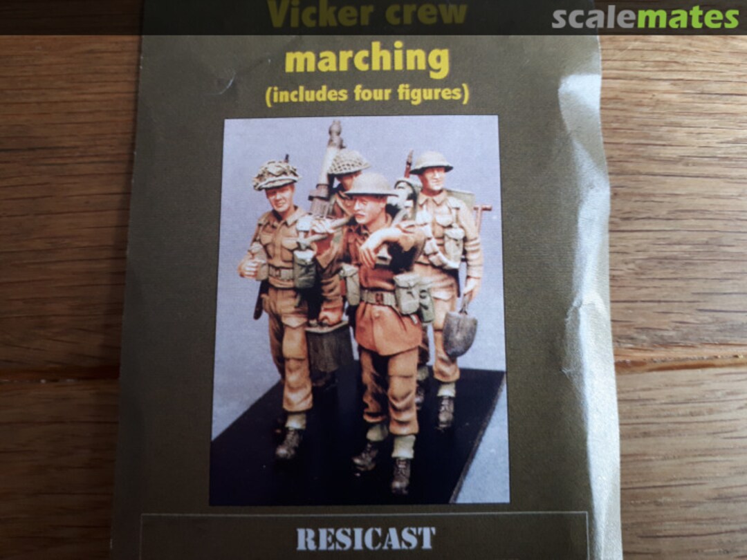 Boxart Vickers Crew Marching (includes 4 figures) 35.5532 Resicast