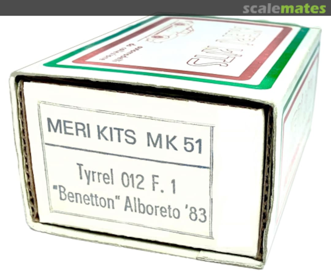 Boxart Tyrrell 012 F.1 MK 51 Meri Kits Boxart Tyrrell 012 F.1 MK 51 Meri Kits