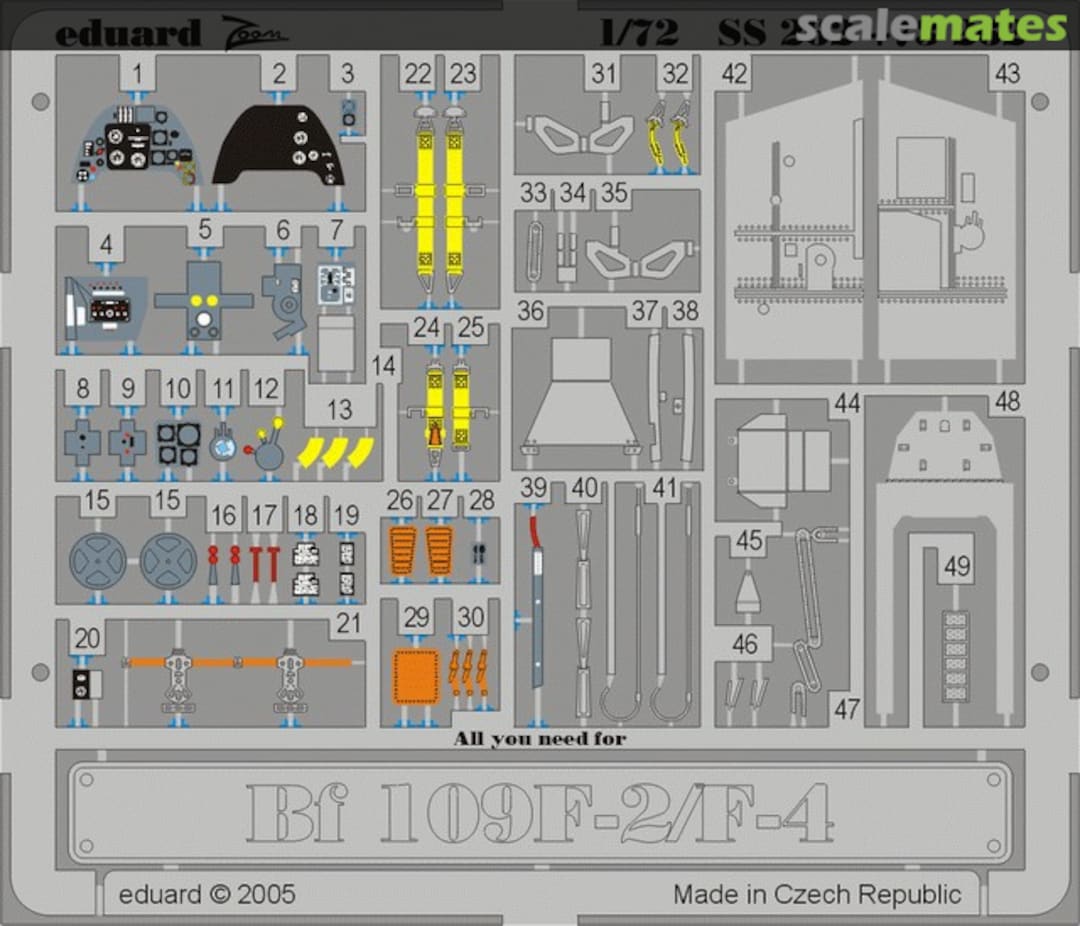 Boxart Bf 109F-2/ F-4 73262 Eduard Boxart Bf 109F-2/ F-4 73262 Eduard