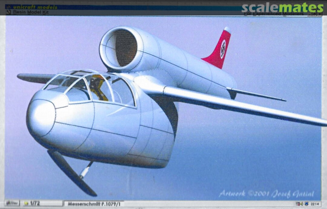 Boxart Messerschmitt P.1079/1 Unicraft Models Boxart Messerschmitt P.1079/1 Unicraft Models