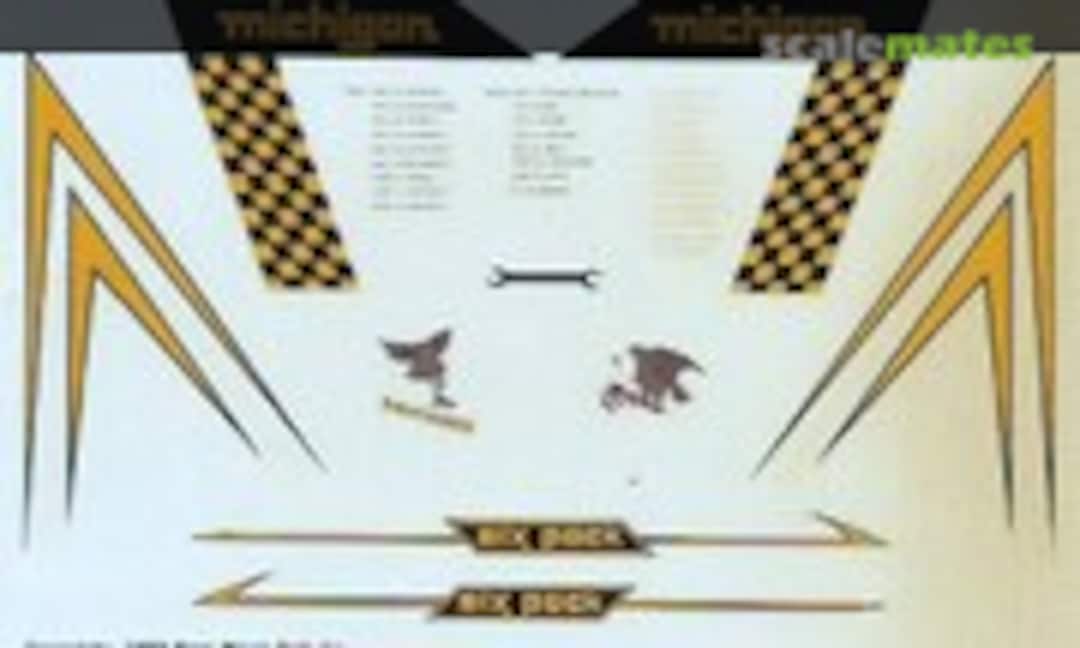 1:48 Convair F-106 Delta Dart: 171st FIS, 191st FIG, Michigan ANG (Bare-Metal Foil 48-5) 48-5