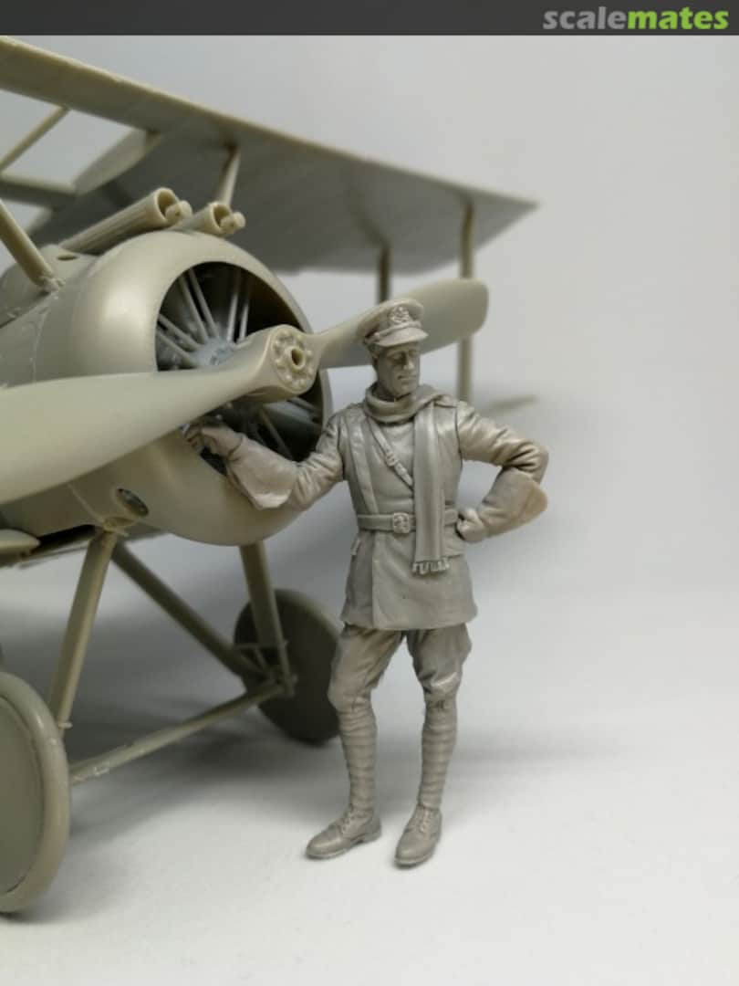 Boxart Standing RFC Airman F32-041 Copper State Models Boxart Standing RFC Airman F32-041 Copper State Models