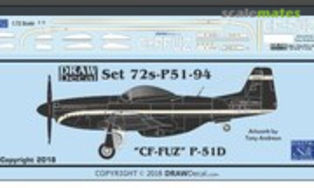 1:72 P-51D CF-FUZ / C-FFUZ (Draw Decal 72 -P51-94) 72 -P51-94