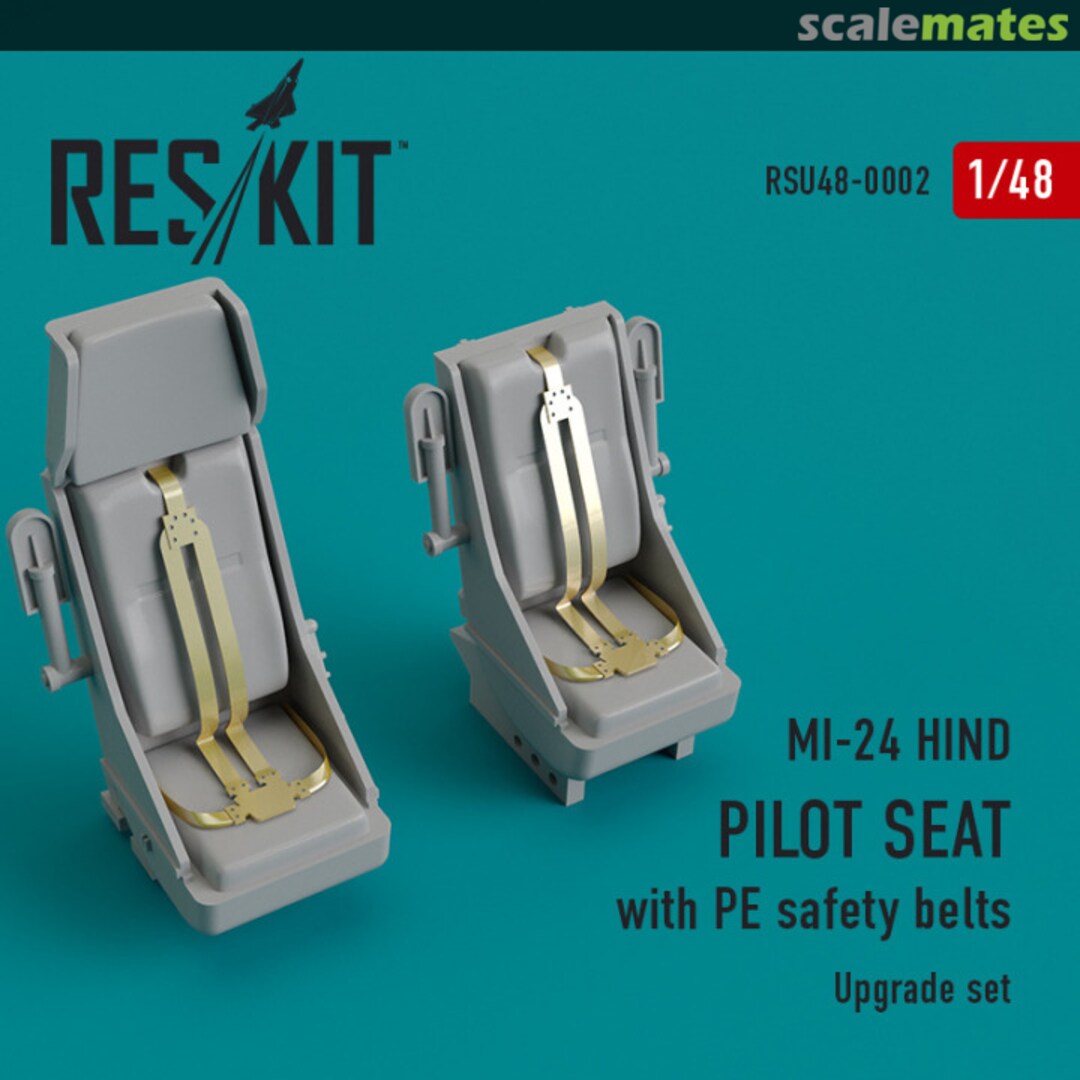 Boxart Mi-24 Hind - Pilot Seats RSU48-0002 ResKit Boxart Mi-24 Hind - Pilot Seats RSU48-0002 ResKit