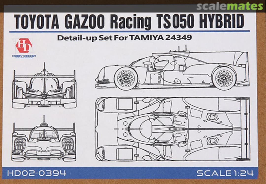 Boxart Toyota Gazoo Racing TS050 Hybrid - Detail-Up Set HD02-0394 Hobby Design Boxart Toyota Gazoo Racing TS050 Hybrid - Detail-Up Set HD02-0394 Hobby Design