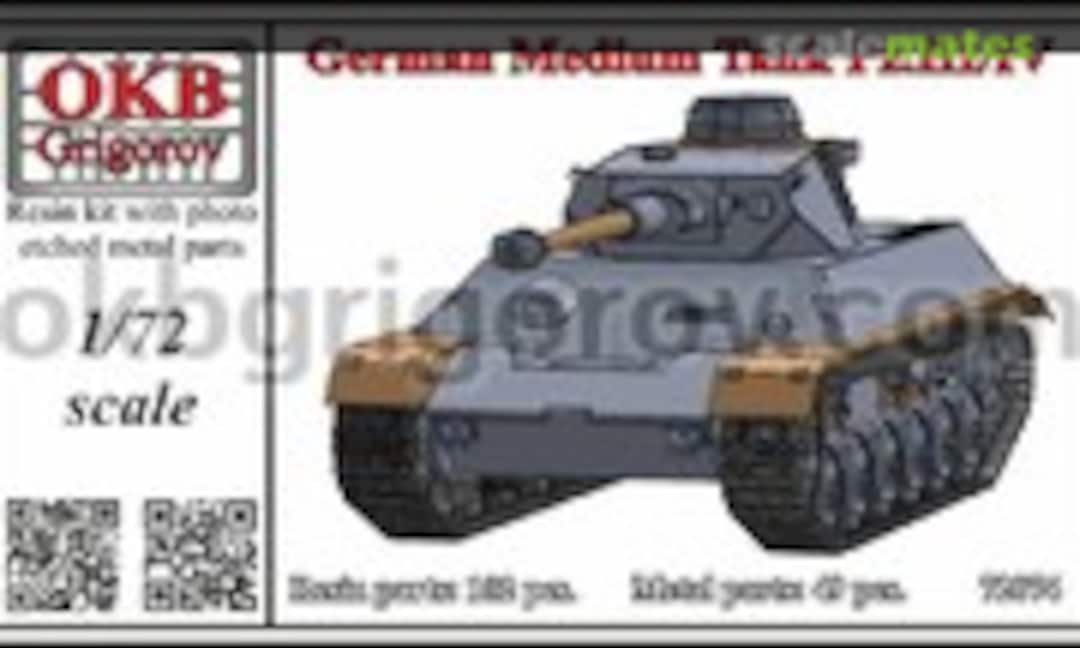 1:72 German Medium Tank Pz. III/IV (OKB Grigorov 72074)