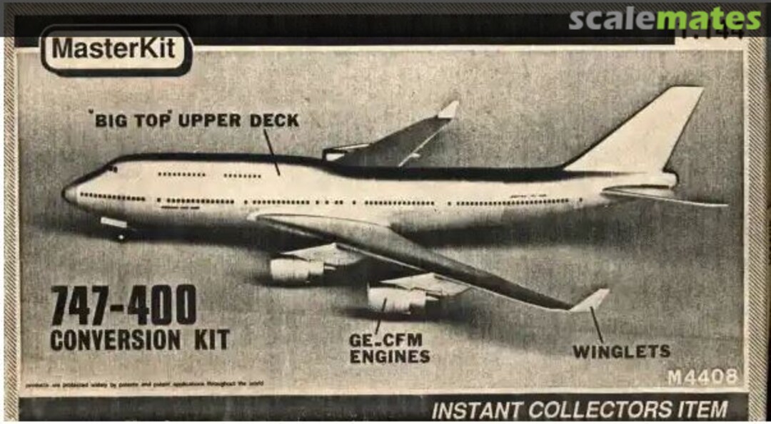 Boxart Boeing 747-400 conversion set M4408 MasterKit Boxart Boeing 747-400 conversion set M4408 MasterKit