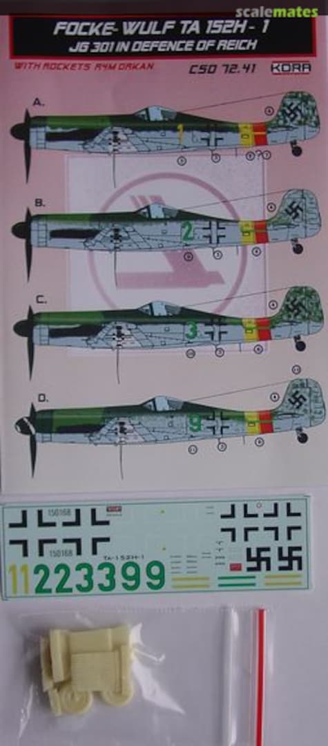Boxart Focke-Wulf Ta 152H-1 CSD7241 Kora Models