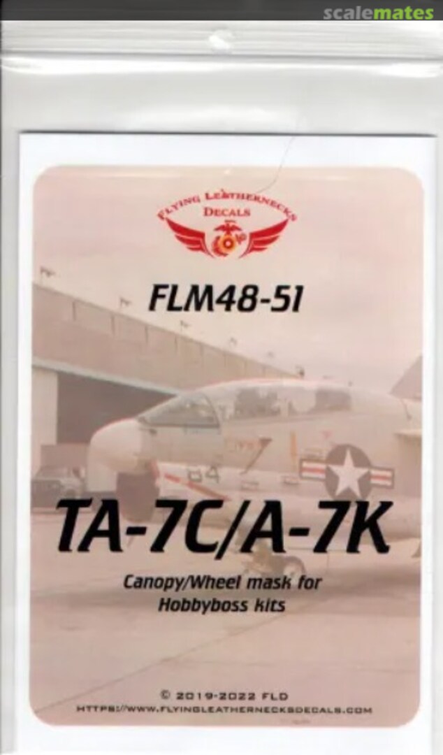 Boxart TA-7C / A-7K Corsair II - Canopy/Wheel Mask FLM48-51 Flying Leathernecks Boxart TA-7C / A-7K Corsair II - Canopy/Wheel Mask FLM48-51 Flying Leathernecks