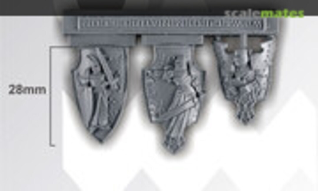 No Knights Big Shields (3 pcs) (Scibor Monsterous Miniatures CPSH0078) CPSH0078