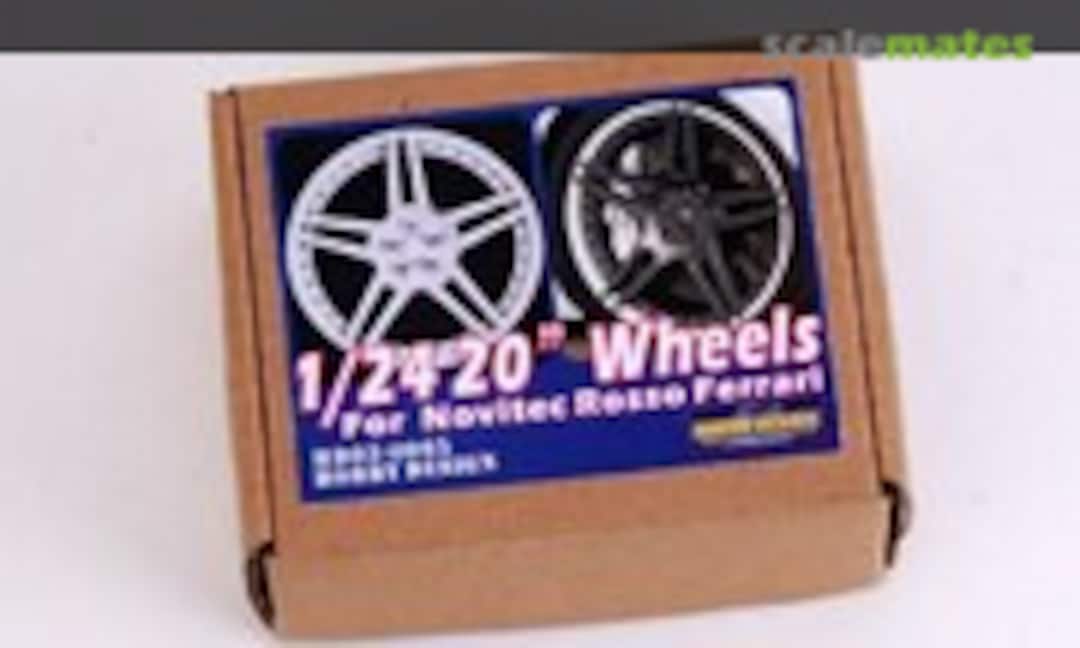 1:24 20" Wheels for Novitec Rosso Ferrari (Hobby Design HD03-0065) HD03-0065